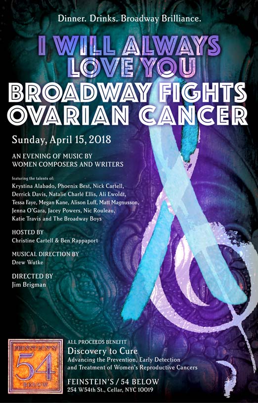 <h3>Broadway Fights Ovarian Cancer, One Night Only Cabaret</h3>
